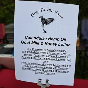 Calendula Goat Milk & Honey Lotion w/ Hemp Oil Extract